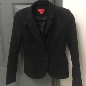 Women’s Elle black two button blazer jacket